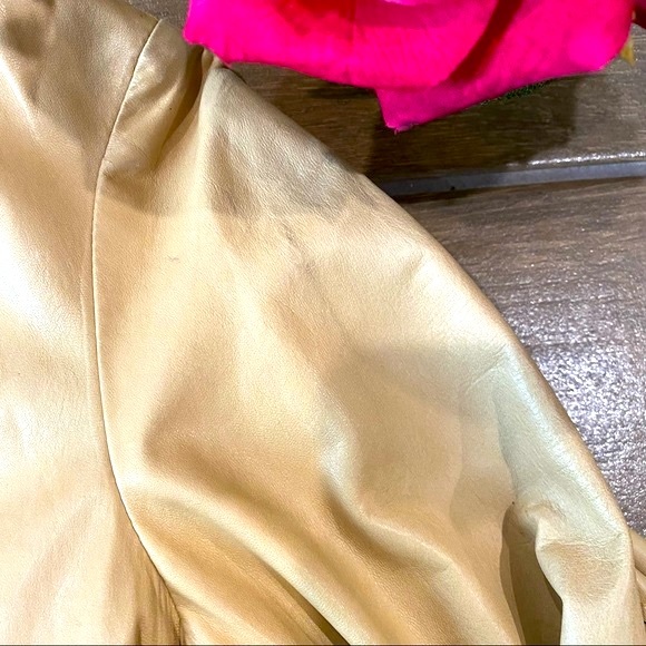 Stephen Butter Soft 100% Vera Pelle Tan Thin Leather Made in Italy (Size S)🌹 - Picture 10 of 16